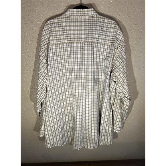 Men's Riggs by Wrangler Long Sleeve Work Shirt 3XL Plaid - Picture 3 of 7